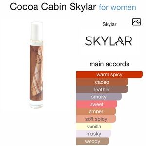 Skylar Cocoa Cabin Perfume for Women - Warm Spicy Scent